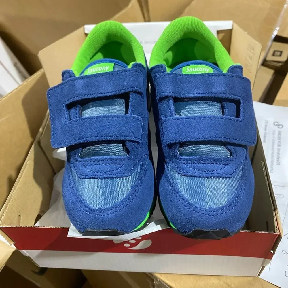 SAUCONY Baby Sneakers Size 5.5 Jazz Double Strap kids NEW IN BOX $48 nwt